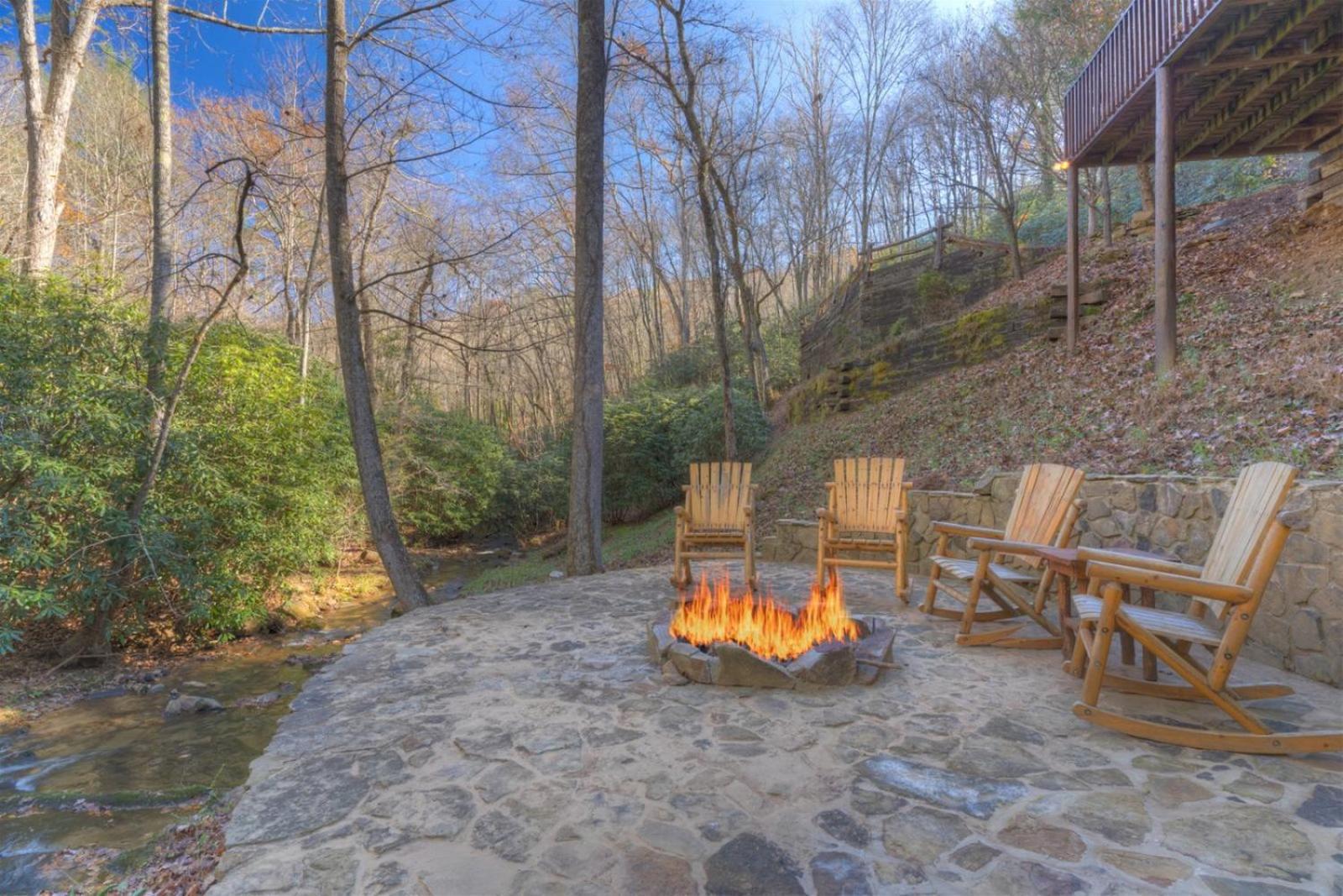 Rushing Waters - Creekside Cabin In North Ga Blue Ridge Exterior photo